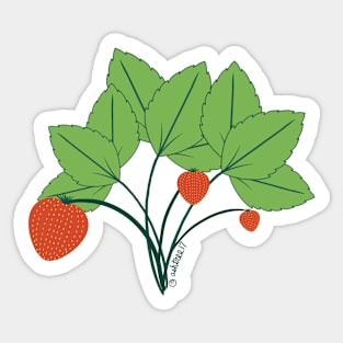 strawb Sticker